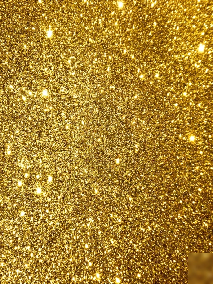Gouden glitter — luxe achterwand