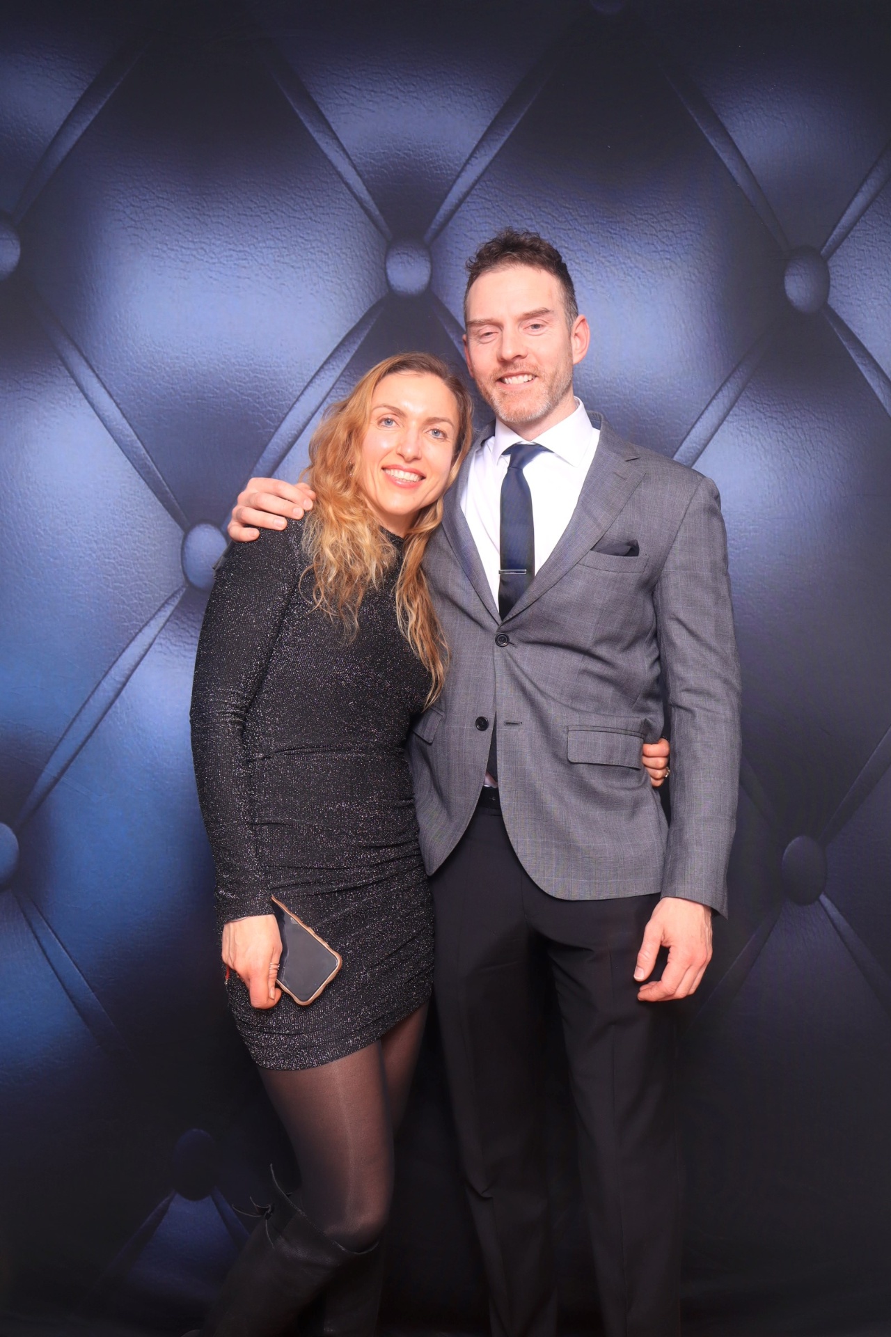 Stel bij luxe backdrop